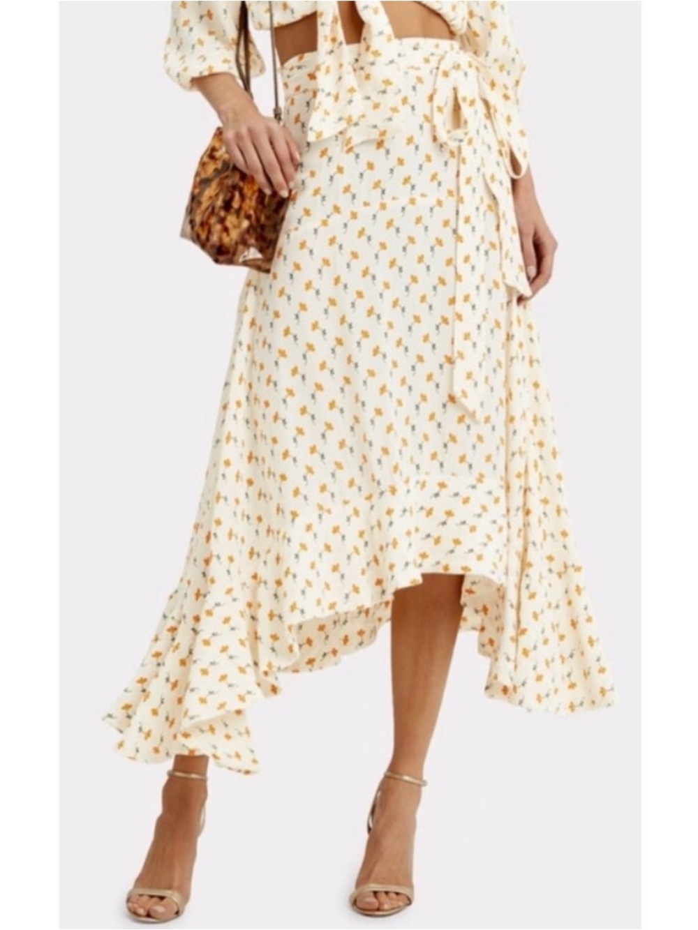 Faithfull the Brand Kamares Skirt In Marje Floral Print size 4